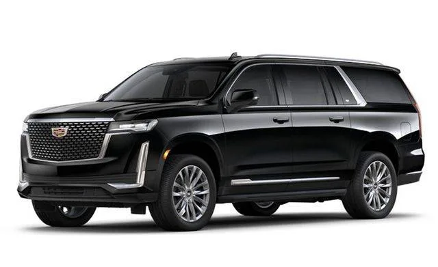 2021 Cadillac Escalade ESV Luxury 2021 Cadillac Escalade ESV executive SUV for premium chauffeur services and airport transfers in St. Louis.